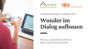 2. Research.Meeting: Wunder im Dialog aufbauen